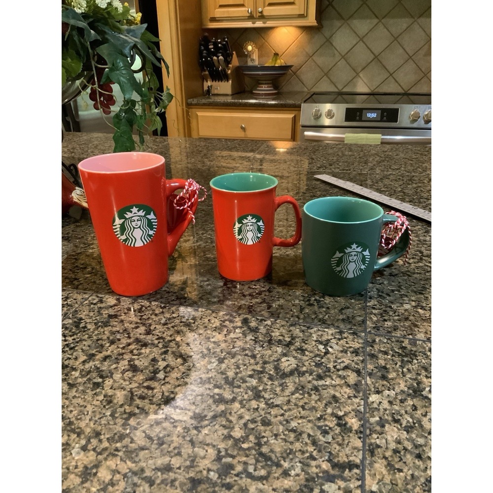Total Of 3 Starbucks Mugs New
